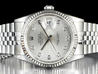 Rolex Datejust 36 Argento Jubilee 16234 Silver Lining Diamanti 